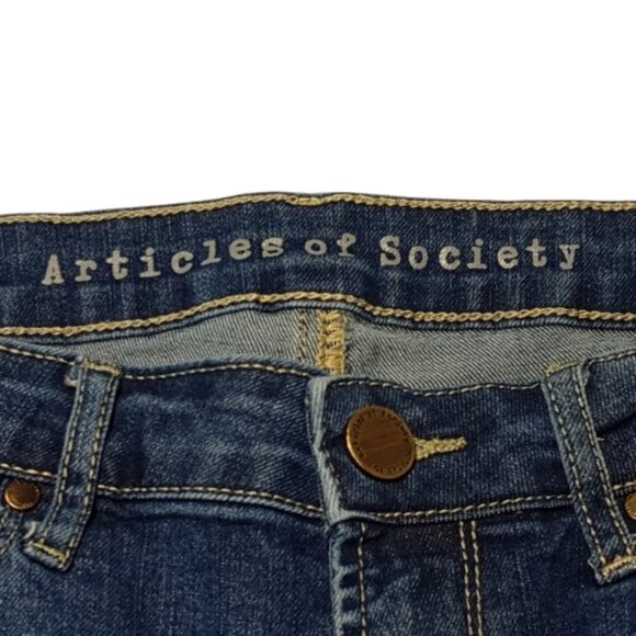 Articles of Society Heather Jeans Women's 30 Stony Hill Wash # 4018MM-363N EUC - Picture 3 of 6